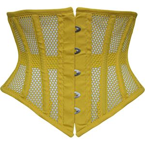 Ondersteunend Dames Corset Zwart Mesh Taille Trainer Body Shaper Waspie