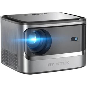 Byintek - X25 - Beamer - Projector Beamer - Mini Meamer - 1920x1080dpi - Automatische focus - met WiFi - 900 ANSI lumens - 101W - Zwart