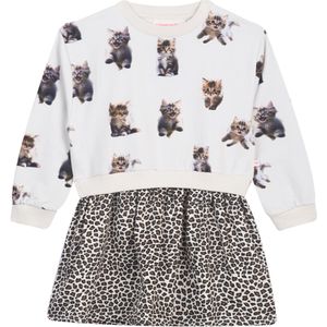 Someone WILLA-SG-52-G Meisjes Jurk - DARK ECRU