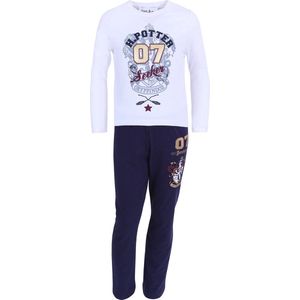 Witte en marineblauwe HARRY POTTER-pyjama