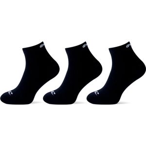 3-Pack O'Neill quarter sportsokken unisex 759003-6969 - zwart - Maat 43-46