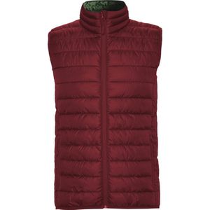 Donker Rode gewatteerde bodywarmer met polyester dons model Oslo merk Roly maat M