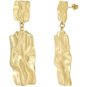 Skylar & Jade | Piece of Art Oorbellen - Goudkleurig & Waterproof – Roestvrij Staal – Hypoallergeen – Verkleurt Niet – Duurzaam Cadeau voor Vrouwen