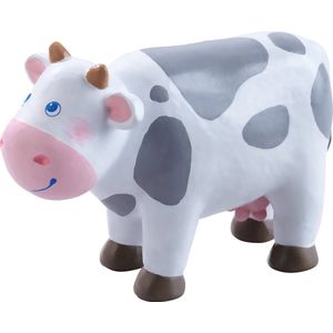 Little Friends Poppenhuispop Koe 11,5 Cm Junior Pvc Wit/grijs