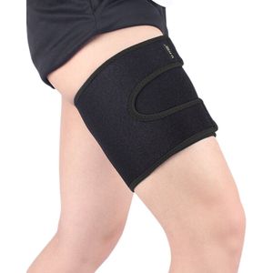 U Fit One Dijbeen Bovenbeen Brace - Verstelbare Dijbeen Support - Hamstring Ondersteuning - Zwart