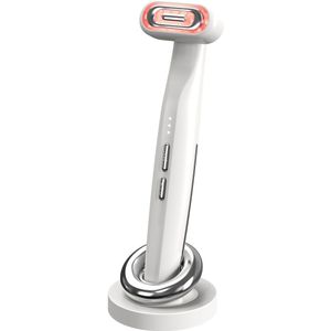 Roodlichttherapie-apparaat voor ogen en gezicht 4-in-1 gezichtsapparaat, veelkleurige hoogfrequente oogmassage-apparaat, EMS-microstroom facelift-apparaat verbetert de stevigheid van de huid, geschikt voor huidverzorging thuis.