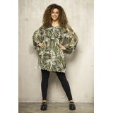 Zhenzi Zh-Seya 1043-Tunic Stone green maat XS=40