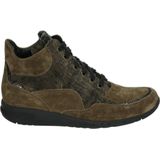 Durea - 9735 G GO - Sneakers - Bruin Dessin - Leer/Nubuck - Rubber Zool