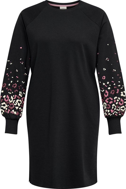 ONLY CARMAKOMA - Sweatjurk - Korte Jurk - Regular Fit - Lange Mouwen