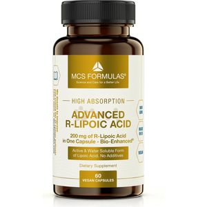 R Lipoic Acid - 200 mg Vegan capsule - Active form of Alpha Lipoic Acid