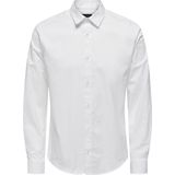 Onsandy Slim Easy Iron POPLIN Shirt NOOS, wit, M
