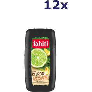 12x Tahiti Douchegel - 250ml - citroen & kokosolie