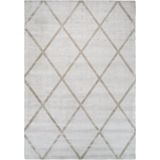 Luxury - Laagpolig Vloerkleed - Crème/Taupe - 200x290 cm