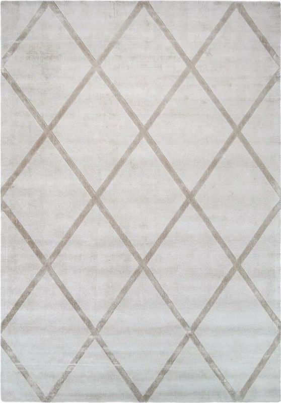 Luxury - Laagpolig Vloerkleed - Crème/Taupe - 200x290 cm