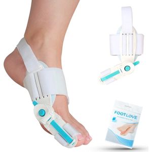 FOOTLOVE Hallux Valgus Corrector - Verstelbaar Nachtspalk