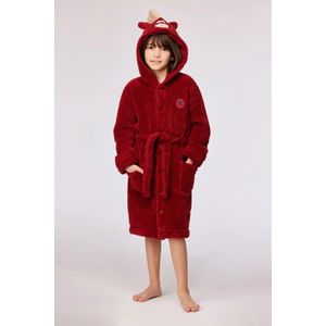 Woody kamerjas unisex - donkerrood - pony - 252-10-ROM-M/495 - maat 176