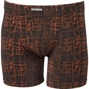 Set Look heren boxershort Squares - 17002 - L - Oranje