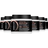 Syoss Keratin - Mask - Haarverzorging - Blauwe Lotus - Intensief en Direct Resultaat - Breekbaar Haar - Voordeelverpakking - 6x400 ml