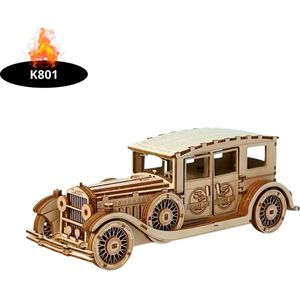 Livano Bouwpakket Hout - Kinderen - Volwassenen - Bouwpakketten Volwassenen - Boot - Houten Puzzel - 3D - Auto