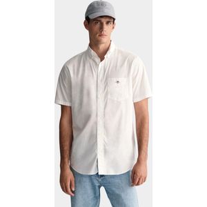 Gant - Overhemd Short Sleeve Wit - Heren - Maat XXL - Regular-fit