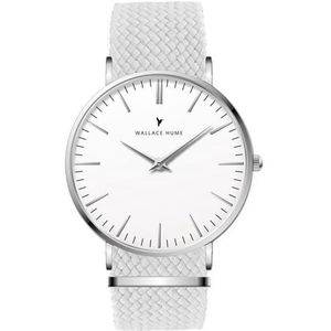 Wallace Hume Klassiek Wit - Horloge - Perlon - Wit