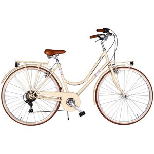 retrofiets 28 inch CONDORINO Lady, BEIGE CAPPUCCINO