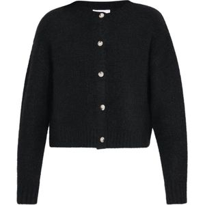 Usha - Cardigan - Wit - Casual Stijl - Lange Mouwen