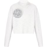 DreiMaster - Vintage Collection - Sweater - Met Bloemapplicatie - Casual