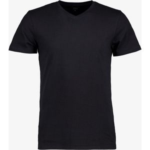 Unsigned heren T-shirt zwart V-hals - Maat 3XL