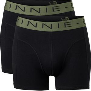 Vinnie-G Boxershorts 2-pack Black Forest - Maat S - Heren Onderbroeken Zwart - Geen irritante Labels - Katoen heren ondergoed