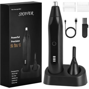 Neustrimmer - Oortrimmer - Neushaar trimmer - Neus tondeuse - Gezichtsverzorging - Mannen - Dames - Elektrisch - Grooming