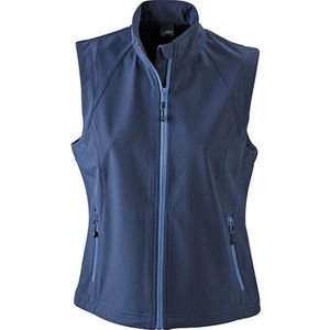 James and Nicholson Dames/dames Softshell Vest (Marine)