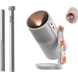 Draagbare beamer met Google TV en 5 uur speeltijd