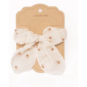 Mrs Ertha Scrunchies met strik - Strawberries Mood