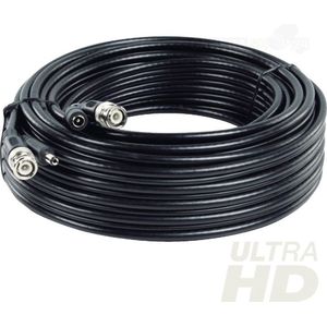 Coax Kabel - Video en 12 Volt - Lengte 10 Meter - Combi Kabel - Hoogwaardige Kwaliteit