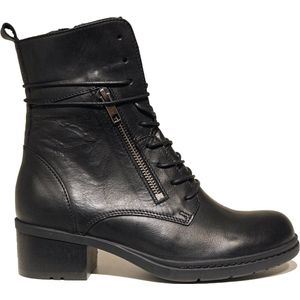 Wolky Biker boots Rimbley zwart leer