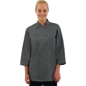Chef Works - Koksbuis - Grijs - Unisex - 3/4 Mouw
