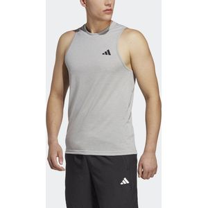 adidas Performance Train Essentials Feelready Training Mouwloos Shirt - Heren - Grijs - M