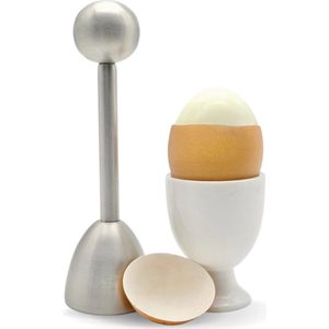Eierontstopper en perfecte eieropener voor zacht en hardgekookte eieren