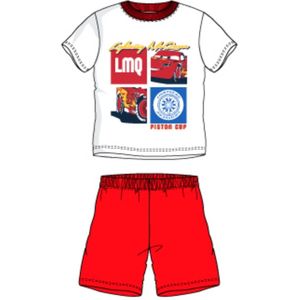 Disney Cars Pyjama Rood/wit Katoen Maat 110