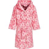 Badjas - Fleece - Blauw - Kinderen - Capuchon - Twee Zakken