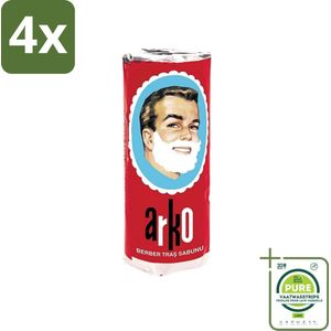 Arko - Scheerzeep - Verzorgt en Beschermt de Huid - 75 ml - Voordeelverpakking - 4 stuks - Scheerzeep - Scheerzeep turkije