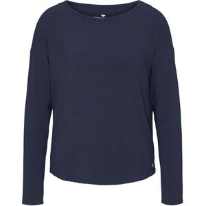 TOM TAILOR - Loungewear Shirt - Donkerblauw - Lange Mouw