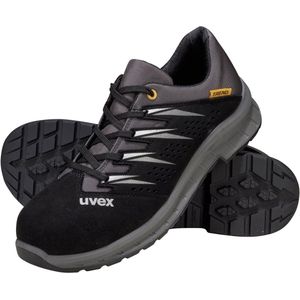 Uvex 2 Trend Halbschuhe S1 69478 Schwarz, Grau (69478)-50 (Weite 11)