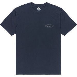 Quiksilver - Anchor Lockup - T-shirt - Blauw - Korte Mouwen