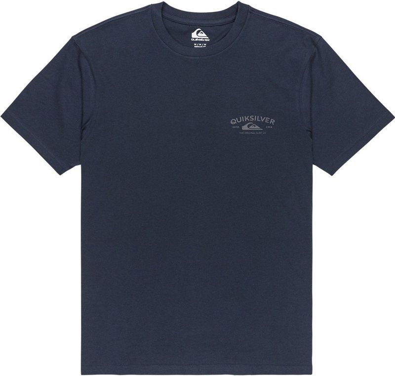 Quiksilver - Anchor Lockup - T-shirt - Blauw - Korte Mouwen