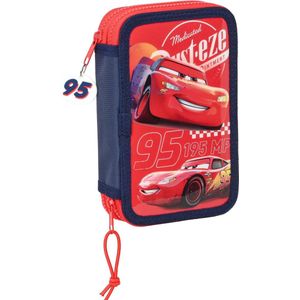 Disney Cars Gevuld Etui Double Vision - 28 stuks - 19,5 x 12,5 x 4 cm- Polyester