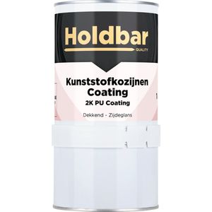 Holdbar Kunststofkozijnen Coating Creme Wit (RAL 9001) 1 Kg - Hecht direct op kunststof - 100% UV-bestendig - Alle Kleuren - Kunststofkozijn Verven - 2 Componenten
