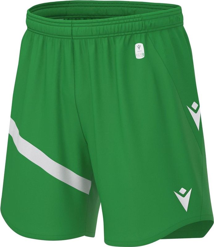 Macron Shen Eco Short Kinderen - Groen / Wit | Maat: 7-8 Y