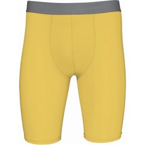 Thermoshort/slidingbroekje GEEL, PA07, maat XS